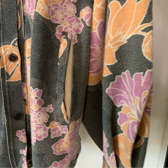 Free People Printed Floral Ruby Jacket  Shacket NWT XL - Picture 5 of 8